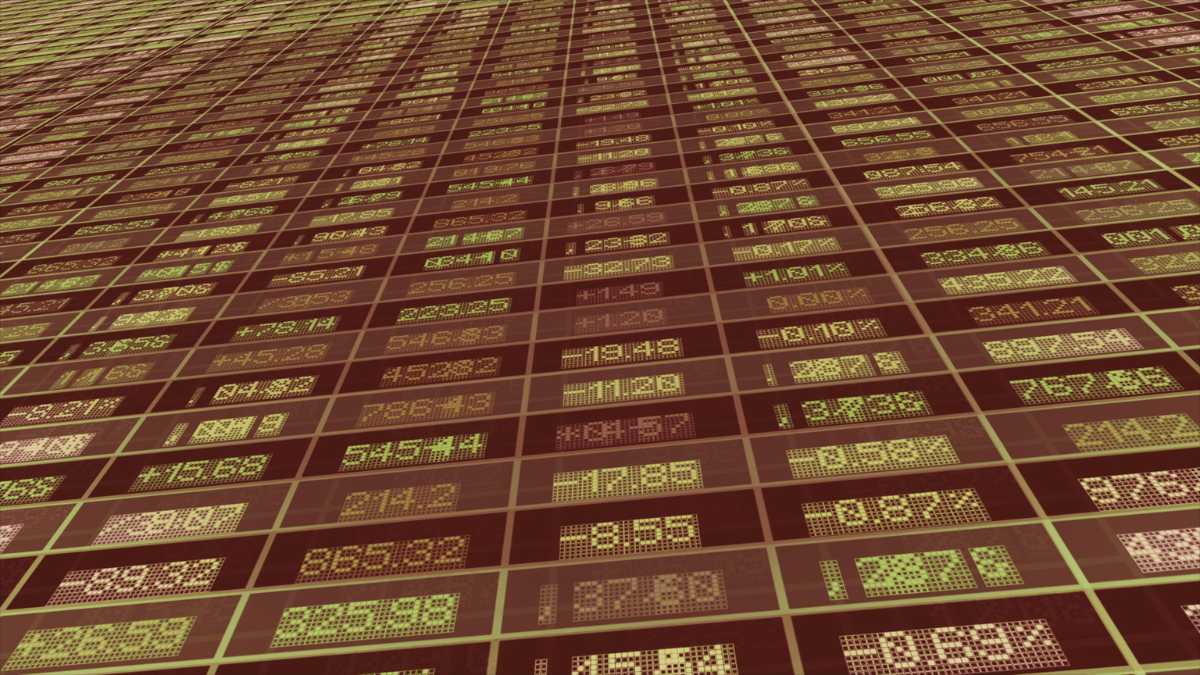 a close-up of a trading screen