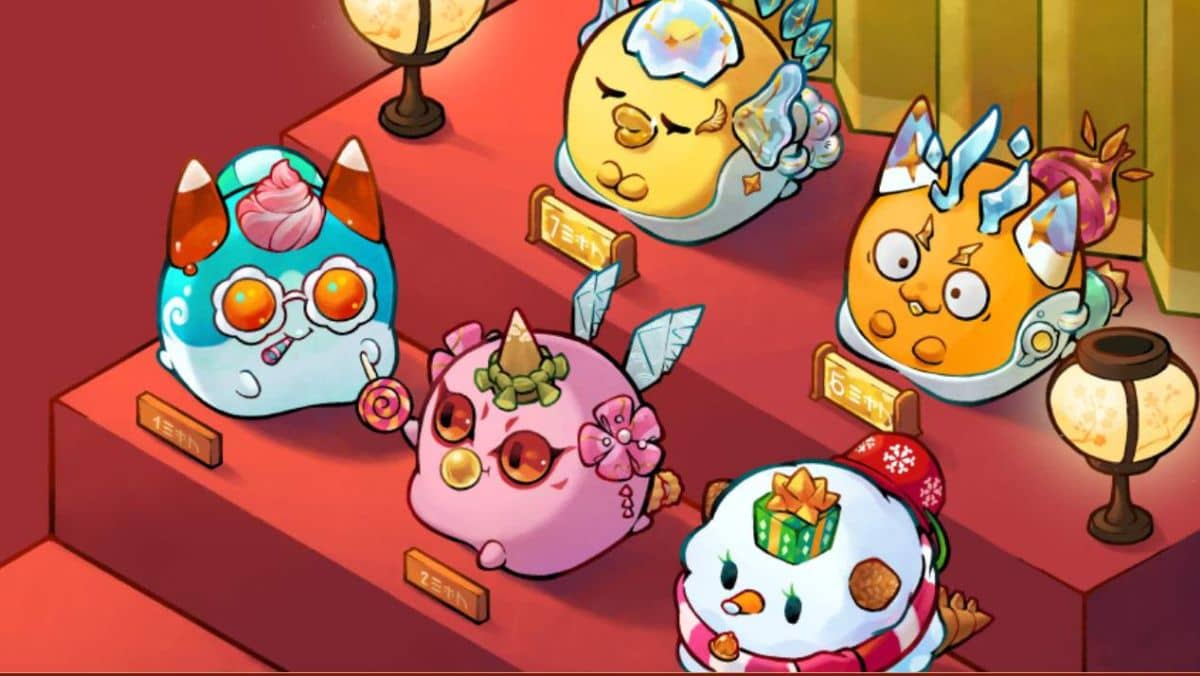 Axie Infinity characters that players collect and trade