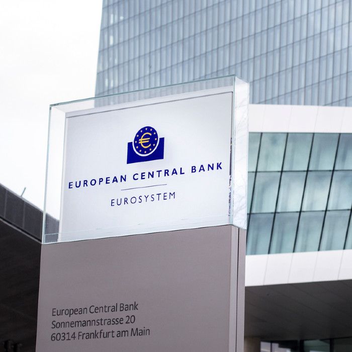 Sign of European Central Bank