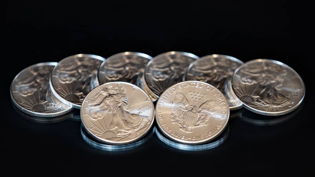 Gold Silver American Eagle Coins Monetary Precious Metals.