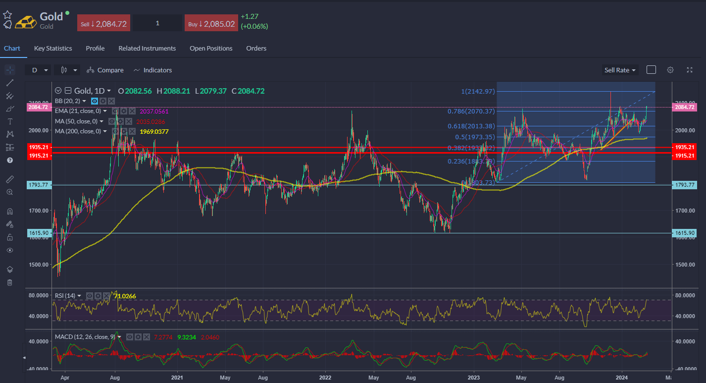 Gold rallied strongly